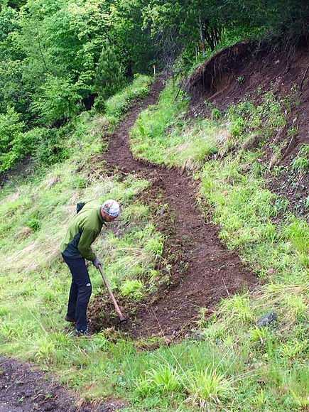 Hiking trails development