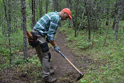 Hiking trails development