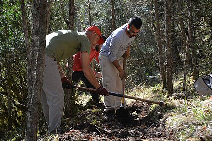 Hiking trails development