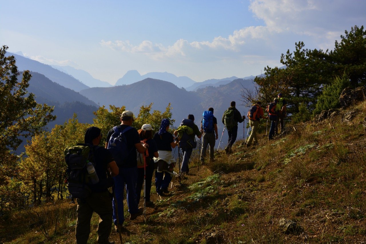 2 day forest hike / North Pindos / Vovousa to Samarina > 30km