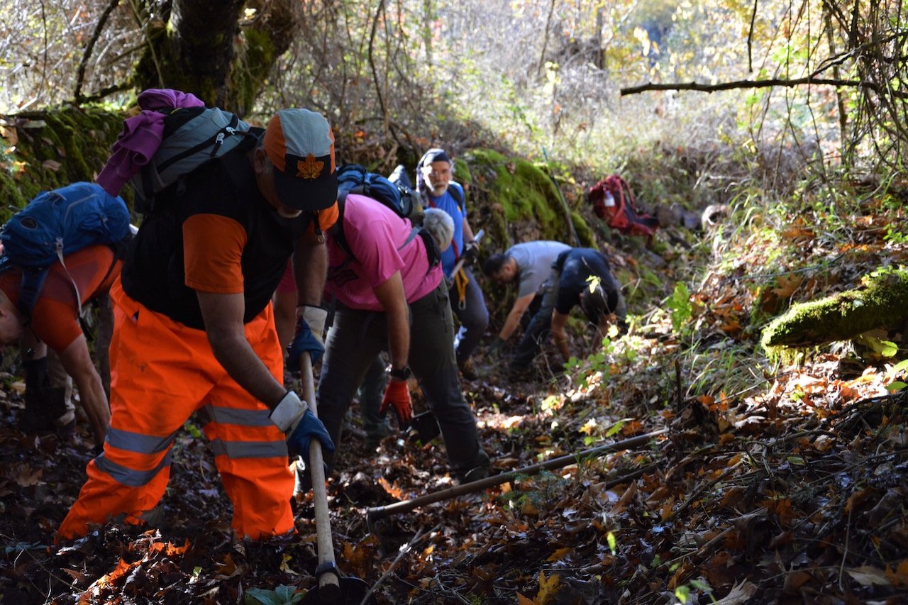 Hiking trails development