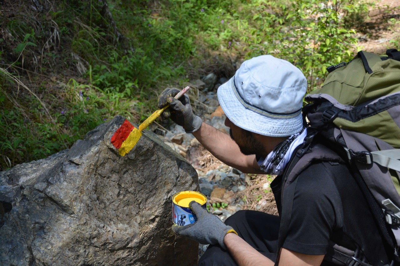 Hiking trails development