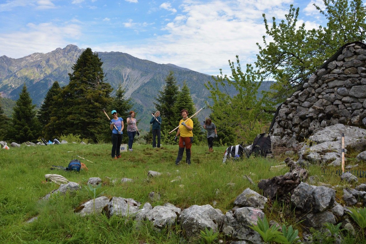 Hiking trails development