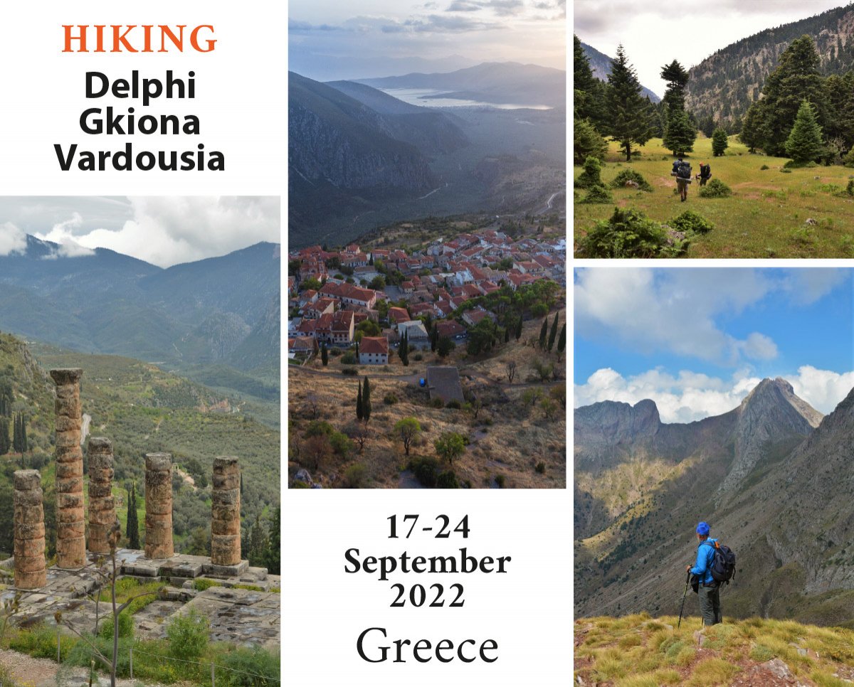 6 day Hiking East Roumeli / Delphi, mt Giona, mt Vardousia
